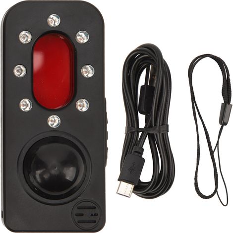 Détecteur anti-espion caméra avec alarme antivol, scanner de signaux, pour hôtel et camping (1/5)