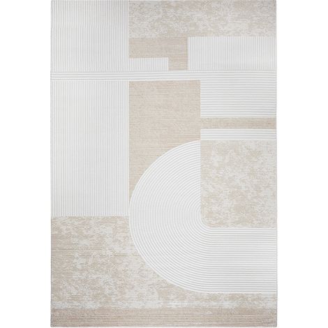 Grande Tappeto dal Design Contemporaneo e Moderno - Beige (290x200 cm) - Kopa Beige -
