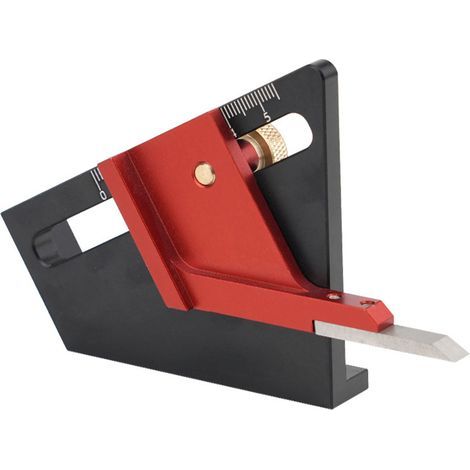 Center marker for aluminum joinery - Measuring and marking tool for assemblies (sawing, drilling) (1/5)