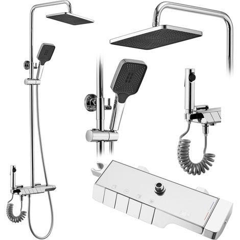 REA ROB CHROME DUSCHSET MIT THERMOSTAT