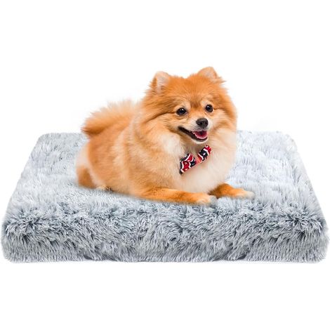 1 Panier Pour Chien Déhoussable Lavable Peluche Douce Base Antidérapante Petit Moyen Animal Maison Voiture