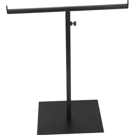Support Serviette sur Pied avec Base Équilibrée Barre Extensible Réglable Porte-Serviette Noir pour Salle de Bain et Comptoir Cuisine Rangement Polyvalent pour Serviettes Mains (1/5)