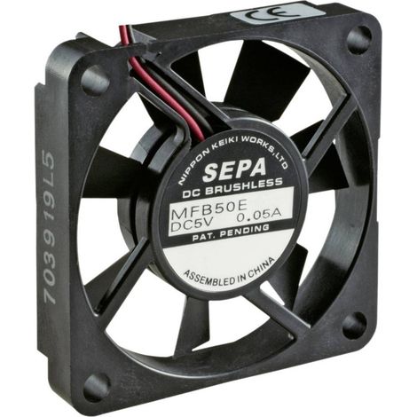 Sepa MFB50E12A ventilador axial 50 mm bajo ruido