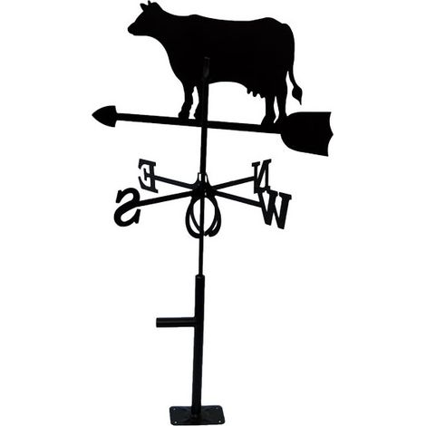Girouette Vache grand Modèle + Support Universel