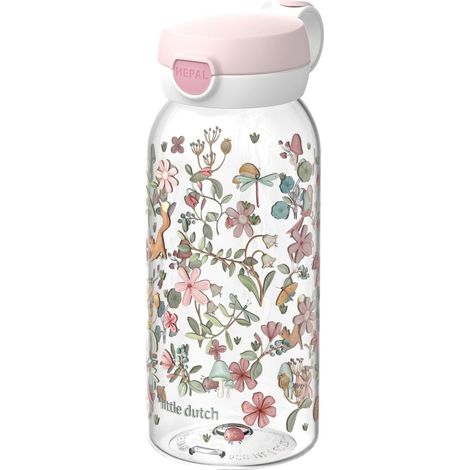 Mepal - Borraccia con coperchio a scatto Campus – Il coperchio salta premendo un pulsante – Borraccia per bambini adatta all'acido carbonico – A prova di perdite e lavabile in lavastoviglie – 600 ml (1/5)