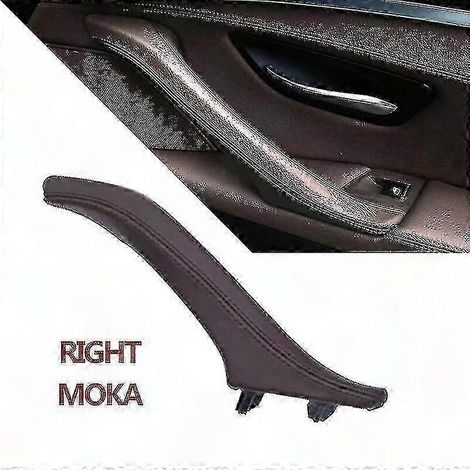 Lhd Rhd Intérieur Porte Poignée Tirage Cuir Assemblage Pour 5 Série F10 F11 F18 520i 523i 525i 528i 535i (1/5)