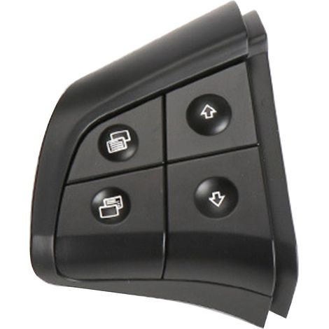 Ersatz-Lenkradbedienknopf für Mercedes-Benz W164, W245, W251, GL350, ML350, R280 – Schwarz, linke Seite, 4 Tasten
