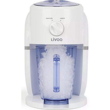 Appareil 2 en 1 granités et glace pilée - Pour cocktails ou boissons rafraîchissantes - 1,1 litre