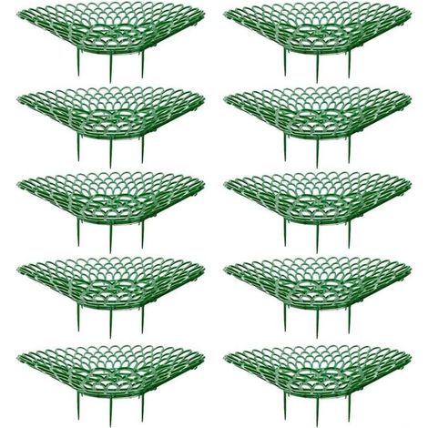 Lot de 10 supports de fraises pour petits plants de fraises avec 3 pieds de support robustes, supports de cadre de culture pour fraises – Gardez les baies propres (Lot de 10 pièces) (1/5)