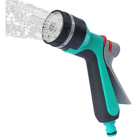 Garden Hose Nozzle Hose Nozzle Sprayer Heavy Duty With 7 Functions Spray Water Nozzle For Watering Plants Showering Pet Washing (1/5)