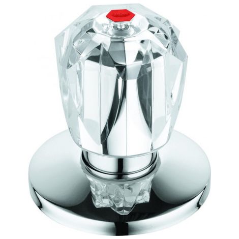 Haut de gamme 11545 3/4 pouces pour vannes UP, poignée brillante, marquage rouge chromé