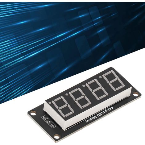 TM1637 LED-Segmentanzeigemodul, 0,56-Zoll-Vierstellige-Sieben-Segment-Anzeigemodul mit grüner Anzeige für Arduino (1/5)