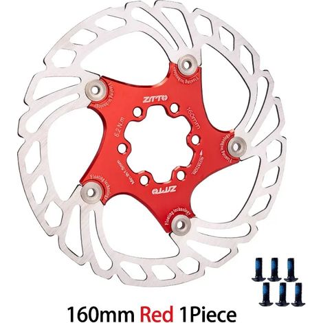 Convient aux disques de frein flottants DH (Descente) 140/160/180/203 mm, aux disques de frein hydrauliques pour VTT, aux pièces en acier inoxydable pour VTT et vélos de route. (1/5)
