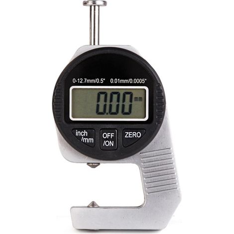Hochpräzises digitales Dickenmessgerät, 0–13 mm, mit spitzer Messspitze (1/5)