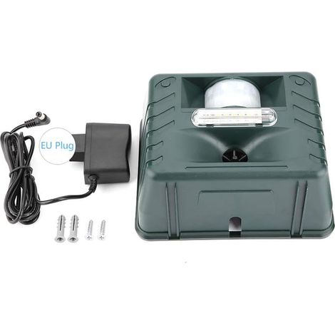 Répulsif pour Animaux, Alarme ultrasonique à 4 Sons répulsif électronique pour Oiseaux Sauvages en Plein air(Prise EU220V) (1/5)