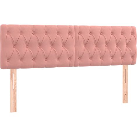 Maison Exclusive - Testiera Rosa 160x7x78/88 cm in Velluto