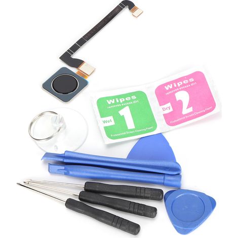 Câble flexible de 5,5 pouces pour bouton d'accueil, capteur d'empreintes digitales et capteur d'empreintes digitales pour smartphone Google Pixel 3 (noir) (1/5)