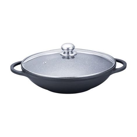 MR-4832 Padella/Wok con coperchio 32 cm