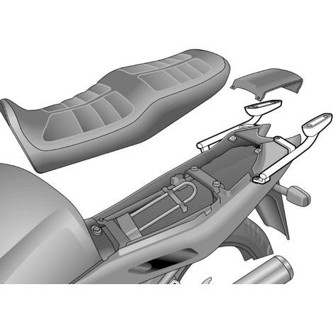 Porte-bagages Shad pour top-case Yamaha XJ 900 S Diversion