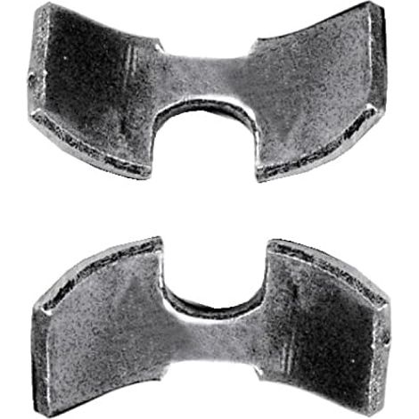 Cyclingcolors – Lot de 2 étriers ouverts pour vis Ø 7mm et Ø 8mm – Acier robuste pour assemblage meuble ancien – Lamage Ø 38mm demi-lune rond (1/5)