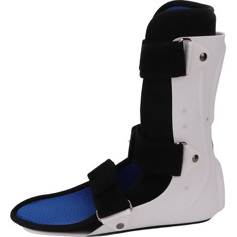 Botte de marche courte en PVC laminé respirant avec attelle de cheville réglable pour entorse du pied gauche (taille S) (1/5)