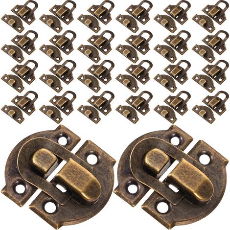 PLAFOPE Lot de 30 loquets en fer forgé style vintage, finement (1/5)