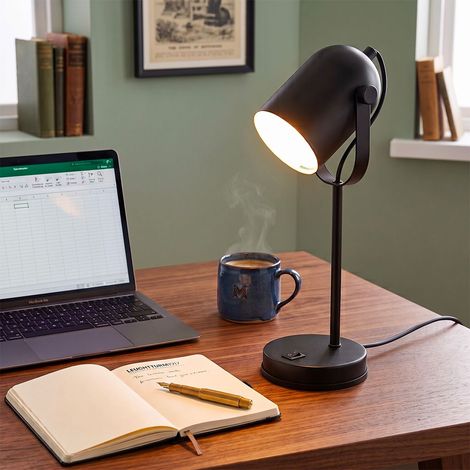 Lampada da scrivania E27 con cavo da 1,50 m (1/5)