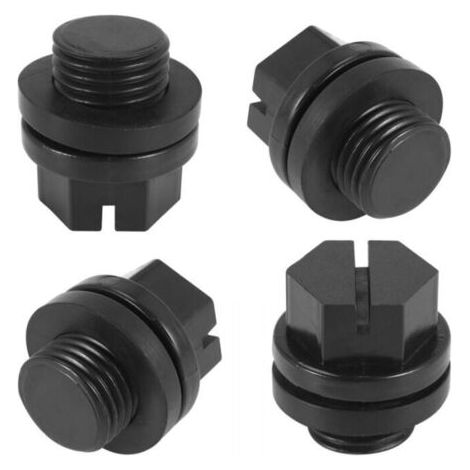 Paquet de 4 Bouchons de Vidange avec Joints Toriques Bouchon de Pompe Filtres de Piscine Bouchon de Pompe de Vidange de Piscine de Remplacement SPX1700FG pour Pompes (1/5)