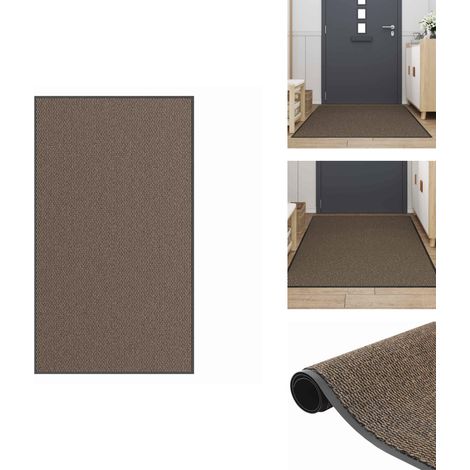 Fußmatte Braun 115x200 cm - Fußmatte - Fußmatten - Schmutzfangmatte - Türmatte (1/5)