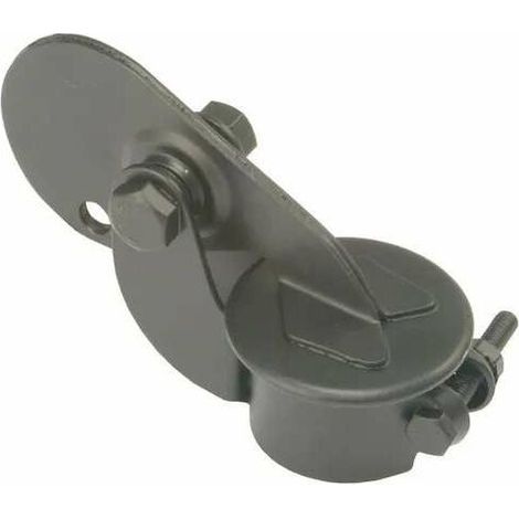 Clapet pot échappement anti pluie bouchon tracteur diamètre 70mm compatible john deere noir Tube Capuchon Protection Etanche (1/2)