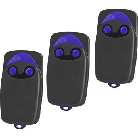 Confezione da 3 telecomandi per NICE FLOR-S FLO2R-S  2 pulsanti, 433,92 MHz (1/5)