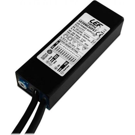 200-700ma max. konstante mehrstrom-led-treiberspeisung. 20w einstellbare spannung ip67 outdoor le20mchip67