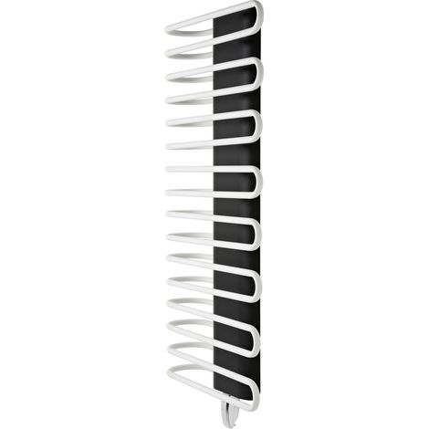Sèche-serviette électrique SANAGA ouverture gauche blanc 1000W - 1712 x 600 mm - Finimetal (1/5)