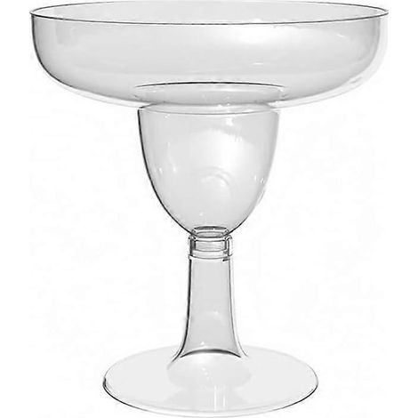 Verres à Martini, 150 ml, en plastique transparent jetable, incassables, pour desserts au champagne. (1/5)