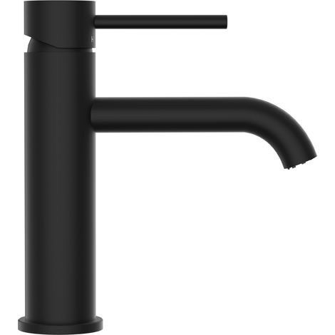 BALNEO robinet de lavabo noir en acier inox  mitigeur monocommande pour vasque CASCADE (1/5)