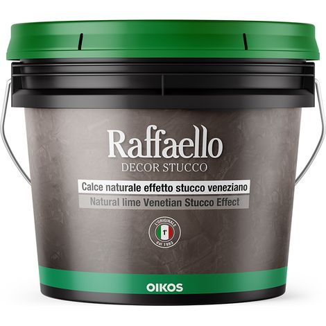 Stucco decorativo Oikos Raffaello Decorstucco nero Kg. 1