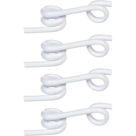 Cyclingcolors – Lot de 4 isolateurs de clôture électrique PVC 19mm – Universels pour fils et cordes – Installation facile sur piquets Ø 19mm (1/2)