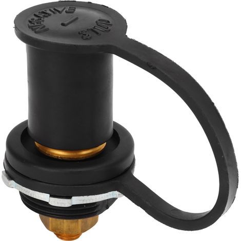 Borne de batterie codée par couleur, connecteur à goujon 250A 3/8 pouces avec capuchon pour voitures, camping-cars, bateaux, noir (négatif). (1/5)
