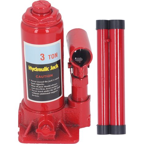 Bouteille verticale soudée de liquide de vérin hydraulique de 3 tonnes pour camion de voiture avec poignée de pompe (1/5)