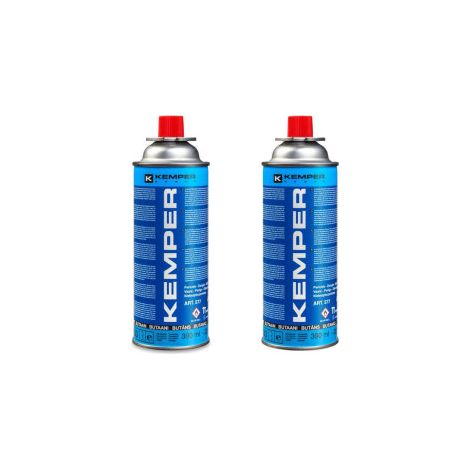 Pack KEMPER 2x Cartouches de Gaz Butane 227gr Camping (1/2)