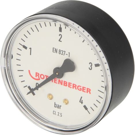 ROTHENBERGER ERSATZMANOMETER R1/4" FUERUNIVERSAL GASLEITUNGSPRUEF- - 61012
