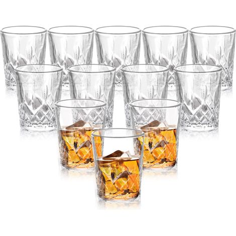 Lot de 12 verres à liqueur en cristal - 50 ml - Résistants pour toutes les fêtes (1/5)
