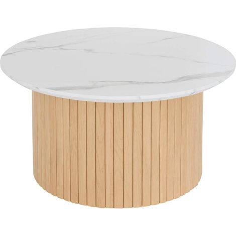 Table Basse Design "Homelya" 70cm Naturel (1/4)