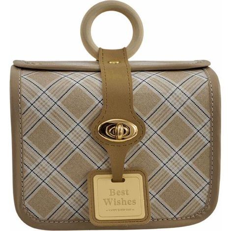 L'Arcolaio Bauletto Rettangolare Piccolo Vintage Brown 17,8x12,7x14 cm