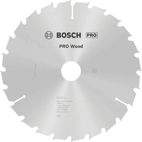 Lama per sega circolare PRO Wood Ø216x30mm 24T - BOSCH 2608640431