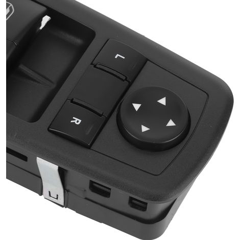 Interrupteur de Fenêtre Électrique Front Gauche 68039999AA Bouton Noir Mat Compatible Dodge Grand Caravan/Journey (1/5)