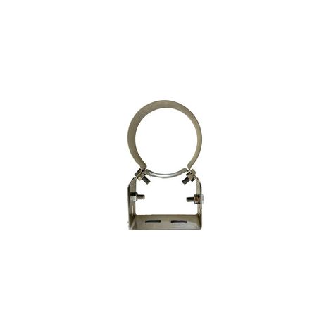5 x C COLLARE INOX C/STAFFA P/TUBO D 15 CM