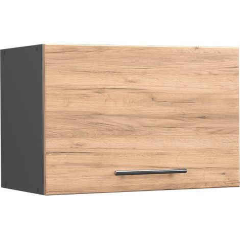 Elément haut de cuisine Fame-Line, Chêne de force doré, 60 cm Plat, Vicco