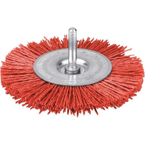 Spazzola Circolare in Nylon Rosso 75 4500