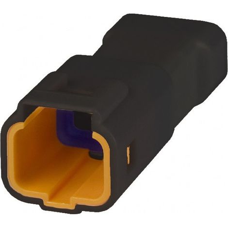 Connettore JWPF femmina porta maschio 3 vie nero